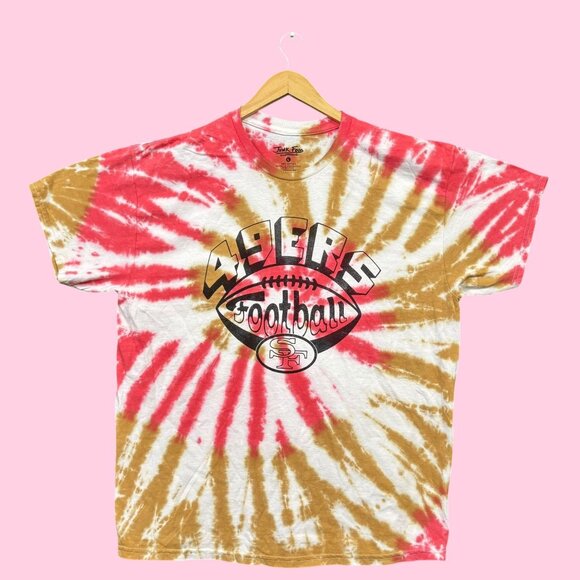 NFL NFC West San Francisco 49ers Tie-Dye Tee L - Picture 1 of 4